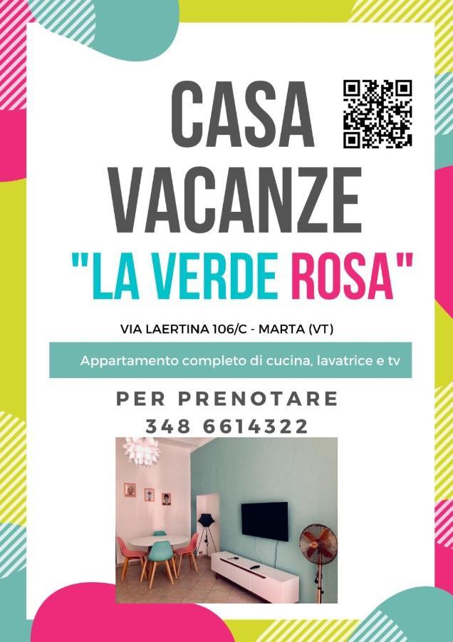 La Verde Rosa - Casa Vacanze A Due Passi Dal Lago Marta Exteriör bild